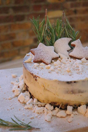 tea infused gingerbread cake