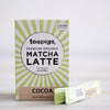 matcha cocoa latte