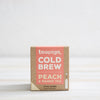 Box of 10 peach and mango cold brew tea temples