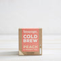 Box of 10 peach and mango cold brew tea temples