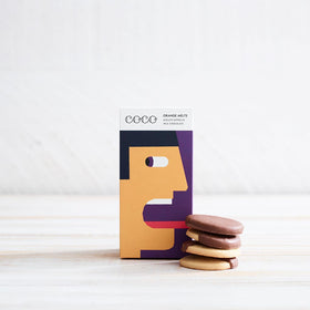 orange melts dipped in milk chocolate