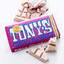 tony's chocolonely white raspberry popping candy chocolate